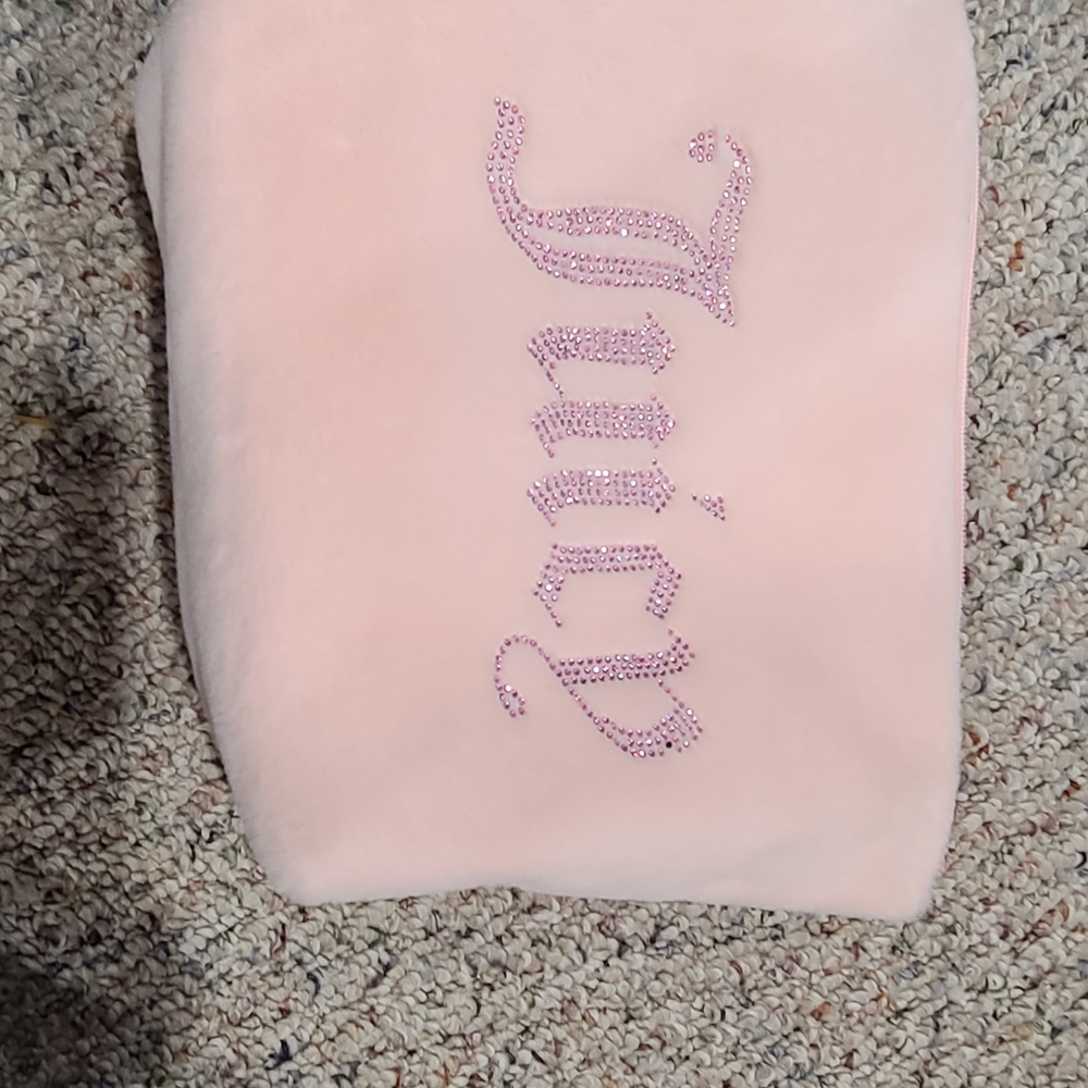 Juicy Couture Light Pink Bag with Rhinestone Logo